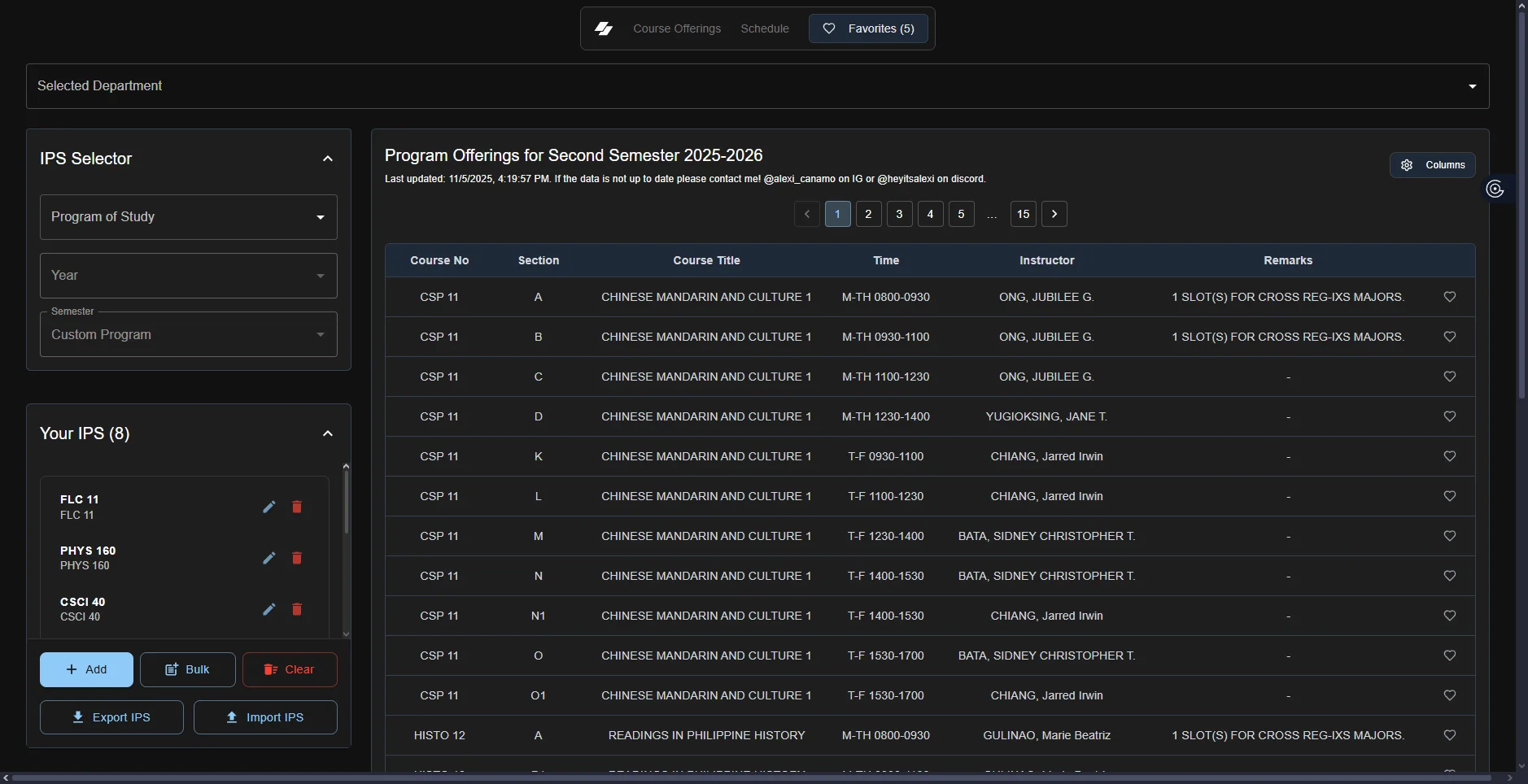 Ateneo Enlistment Helper