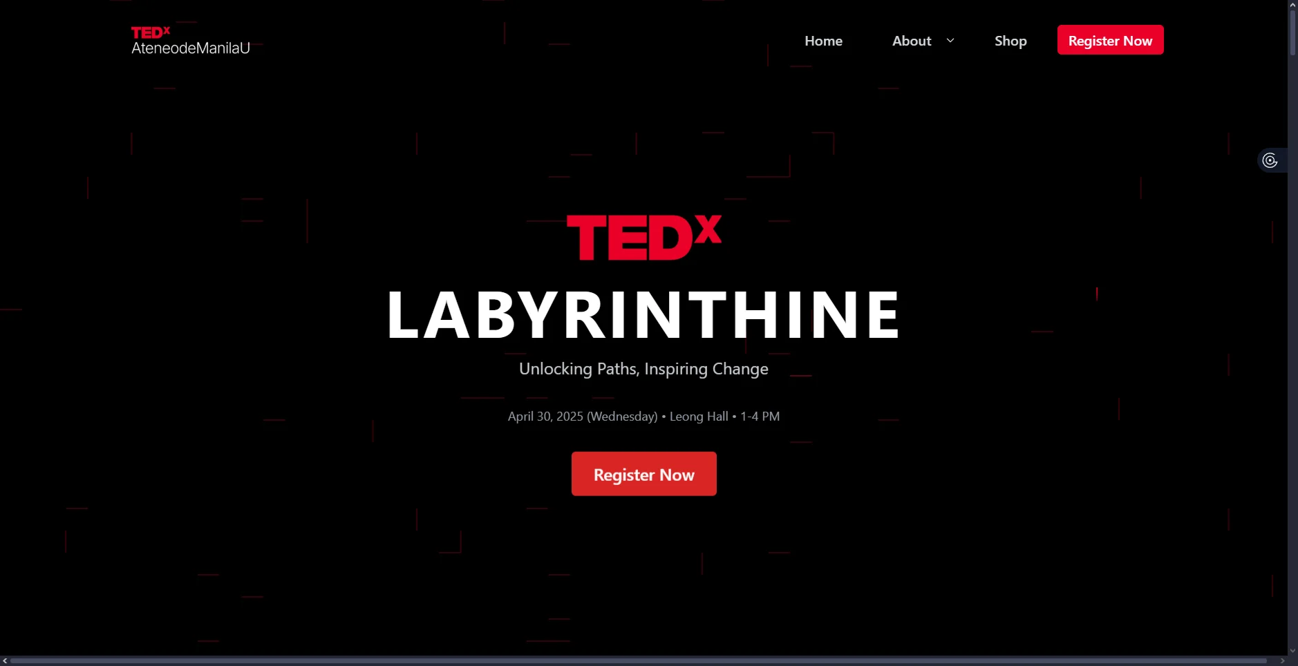 TedXADMU Website