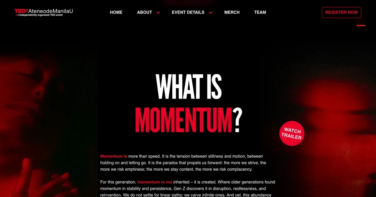 TedXADMU Website